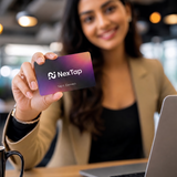 NexTap — professionnelle avec sa carte